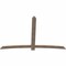 Ekena Millwork Bellingham Smooth Timber Gable Bracket, Douglas Fir, 96"W x 64"H x 1 1/2"D x 5 1/2"F, 16/12 Pitch GBW096X64X0206BEL00SDF - alternate 4